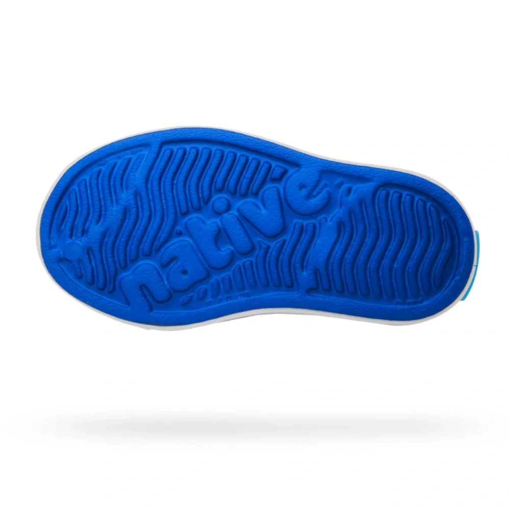Native Jefferson Style Blue Glow in the Dark Slip On Toddler Shoes
